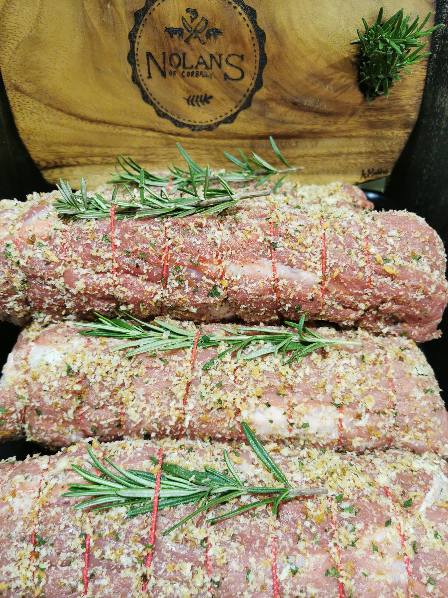 Pork Steak With Sage & Onion Stuffing & Herb Crust €9.99