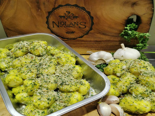 Herb Crusted Garlic Baby Potatoes €3.79