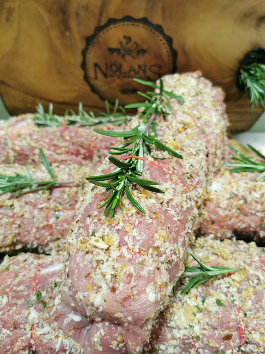 Pork Steak With Sage & Onion Stuffing & Herb Crust €9.99